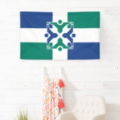 Flagge von Kolumbien (Missouri) Banner (Insitu)