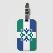 Flagge von Kolumbien, Missouri Gepäckanhänger (Vorderseite Vertikal)