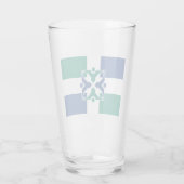 Flagge von Kolumbien (Missouri) Glas (Rückseite)