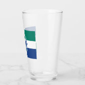 Flagge von Kolumbien (Missouri) Glas (Links)