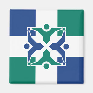Flagge von Kolumbien (Missouri) Magnet