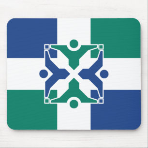 Flagge von Kolumbien (Missouri) Mousepad