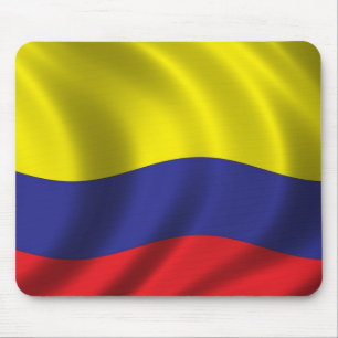 Flagge von Kolumbien Mousepad