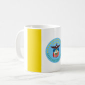 Flagge von Kolumbus, Ohio Kaffeetasse (Vorderseite Links)