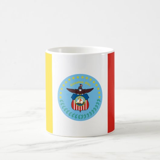 Flagge von Kolumbus, Ohio Kaffeetasse (Mittel)