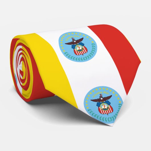 Flagge von Kolumbus, Ohio-Krawatte Krawatte (Gerollt)