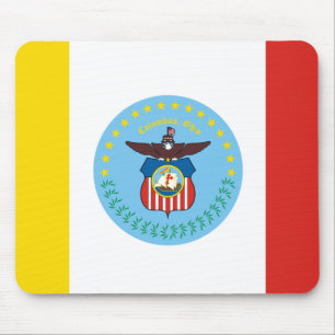 Flagge von Kolumbus, Ohio Mousepad