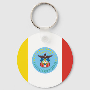 Flagge von Kolumbus, Ohio Schlüsselanhänger