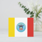 Flagge von Kolumbus, Postkarte von Ohio (Stehend Vorderseite)