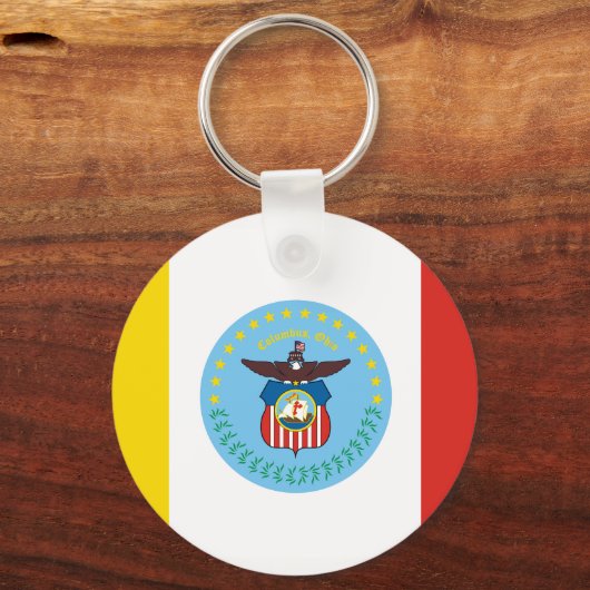 Flagge von Kolumbus, Schlüsselanhänger von Ohio (Vorderseite)