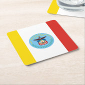 Flagge von Kolumbus, Untersetzer des Papiers des O (angewinkelt)