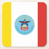 Flagge von Kolumbus, Untersetzer des Papiers des O (Vorderseite)