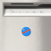 Flagge von Kongo Magnet (In Situ (Geschirrspüler))