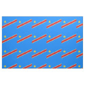 Flagge von Kongo Stoff (Fat Quarter (45,7 x 55,9 cm))