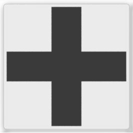 Flagge von Köniz, Schweiz Aufkleber