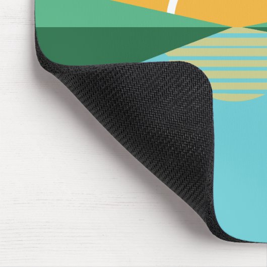 Flagge von Korallenquellen, Florida Mousepad (Ecke)