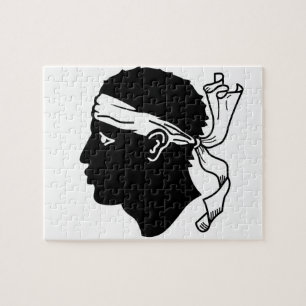 Flagge von Korsika Puzzle