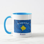 Flagge von Kosovo Tasse (Links)