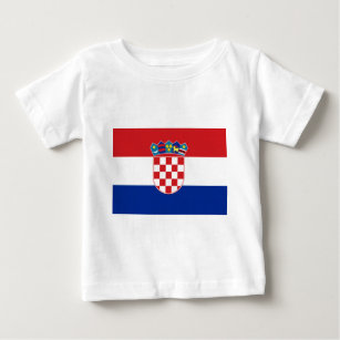 Flagge von Kroatien Baby T-shirt