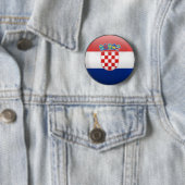 Flagge von Kroatien Button (Beispiel)