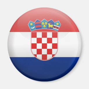 Flagge von Kroatien Magnet