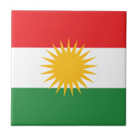 Flagge von Kurdistan (Alay Kurdistan oder Alaya