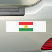 Flagge von Kurdistan; Kurde; Kurdisch Autoaufkleber (Auf Auto)
