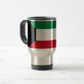 Flagge von Kuwait Reisen/Tasse des Pendelverkehrs Reisebecher (Vorderseite Links)