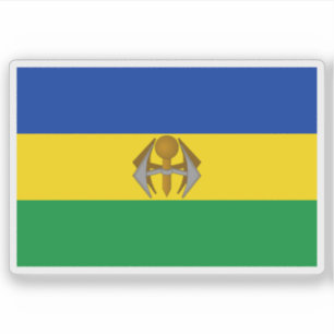 Flagge von KwaNdebele, Republik Südafrika Aufkleber