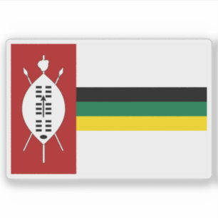 Flagge von KwaZulu (1985-1984), Rep. Südafrika Aufkleber