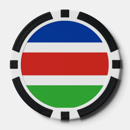 Flagge von Laarbeek Pokerchips (Vorderseite)
