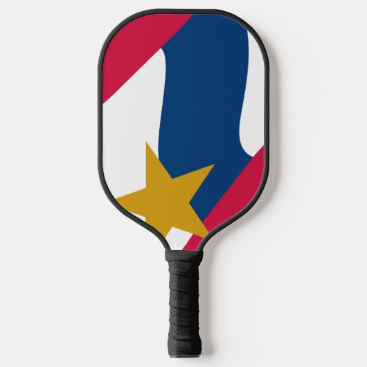 Flagge von Lafayette, Indiana Pickleball Schläger (Vorderseite)