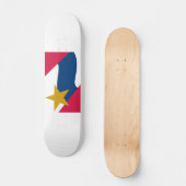 Flagge von Lafayette, Indiana Skateboard (Vorderseite)