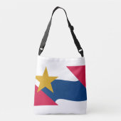 Flagge von Lafayette, Indiana Tragetaschen Mit Langen Trägern (Rückseite)