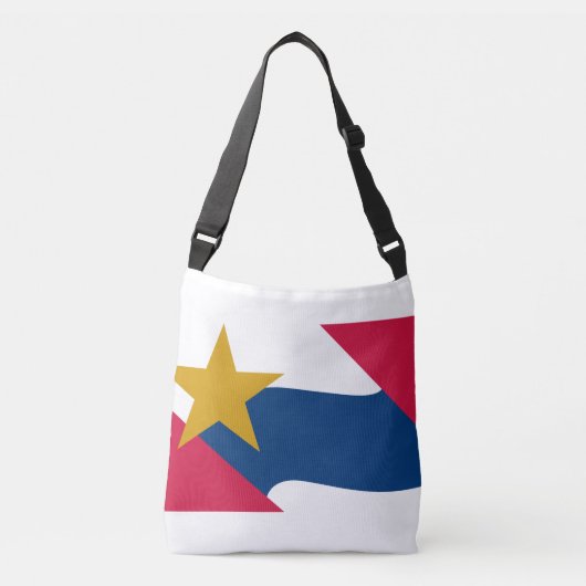 Flagge von Lafayette, Indiana Tragetaschen Mit Langen Trägern (Vorderseite)