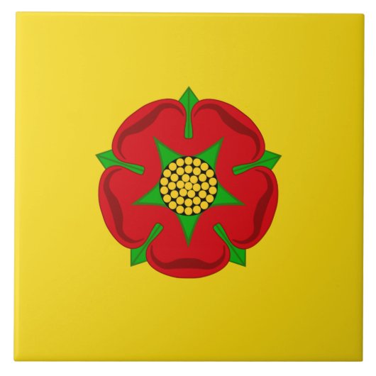 Flagge von Lancashire Fliese (Vorderseite)