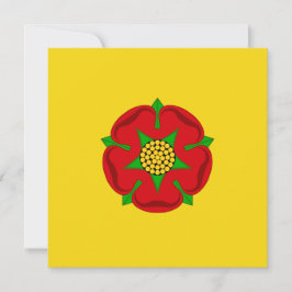 Flagge von Lancashire Karte