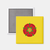 Flagge von Lancashire Magnet (Vorderseite/Rückseite)