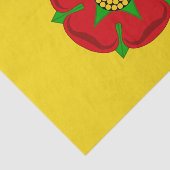 Flagge von Lancashire Seidenpapier (Ausschnitt)
