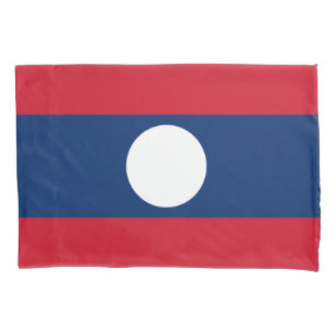 Flagge von Laos Kissenbezug