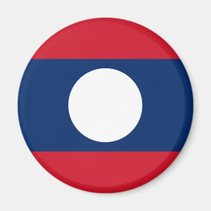 Flagge von Laos - laotianische Flagge - ທຸງ Magnet