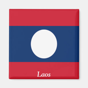 Flagge von Laos Magnet