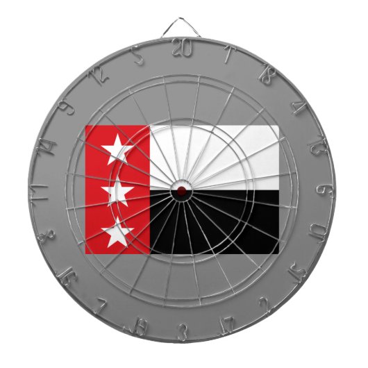Flagge von Laredo (Texas) Dartscheibe (vorne)