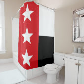 Flagge von Laredo (Texas) Duschvorhang (Beispiel)
