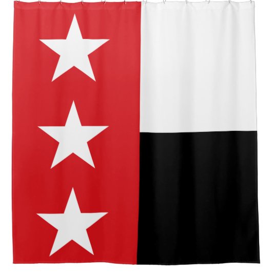 Flagge von Laredo (Texas) Duschvorhang (Vorderseite)