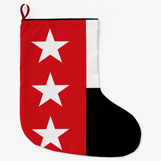 Flagge von Laredo (Texas) Großer Weihnachtsstrumpf (Vorderseite)