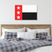 Flagge von Laredo (Texas) Leinwanddruck (Insitu (Schlafzimmer))