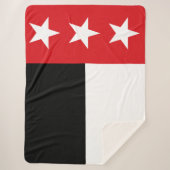 Flagge von Laredo (Texas) Sherpadecke (Vorderseite)