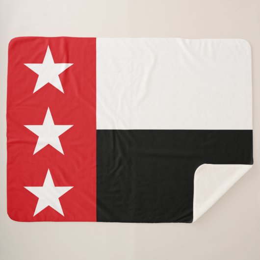Flagge von Laredo (Texas) Sherpadecke (Vorderseite (Horizontal))
