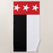 Flagge von Laredo (Texas) Strandtuch (Vorderseite)